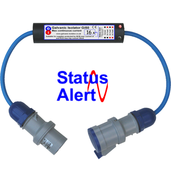 galvanic isolator with status monitor plug in easiest to fit