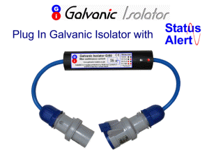 status monitorede galvanic isolator showing how lights indicate different fault conditions
