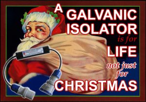 santa brings galvanic isolator present for narrowboat