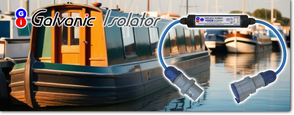 galvanic isolator for canal boats