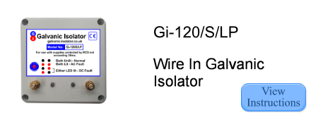 Gi-120/S/LP galvanic isolator instructions