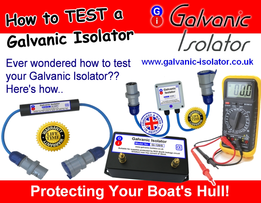 how to test a marine galvanic isolator