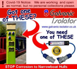 marine galvanic isolator for narrowboats