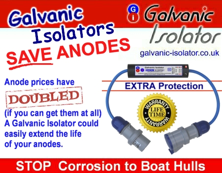 galvanic isolator saves anodes