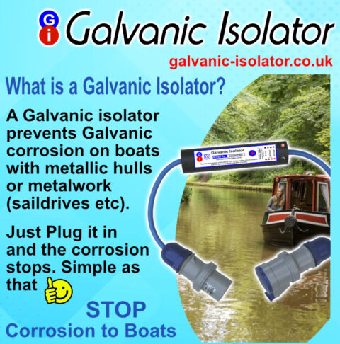hull corrosion stopped with galvanic isolator