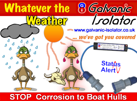 galvanic isolator for steel or aluminum