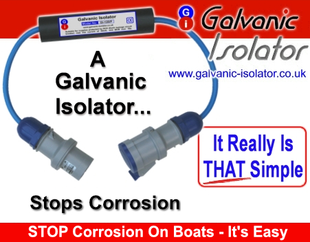 stop galvanic corrosion on boats