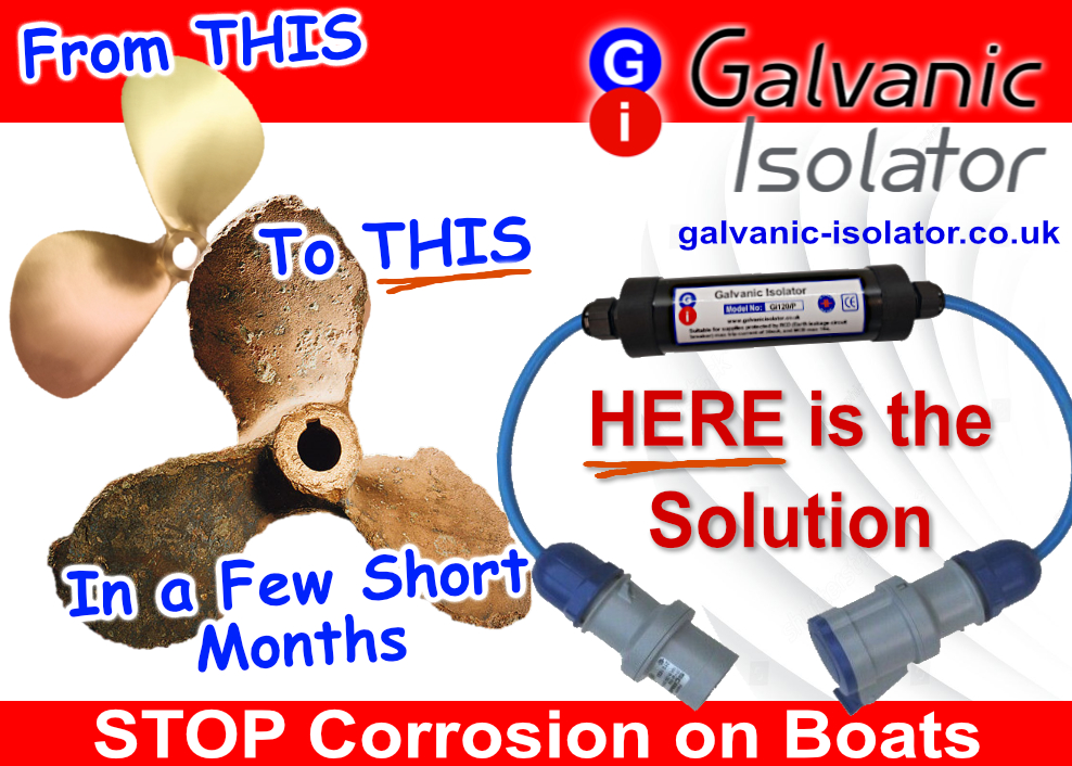 galvanic isolator for grp hull