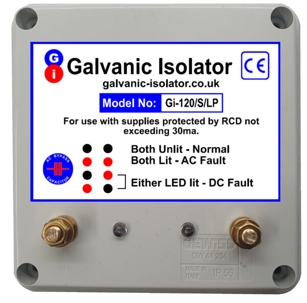 How to check galvanic isolator on boat