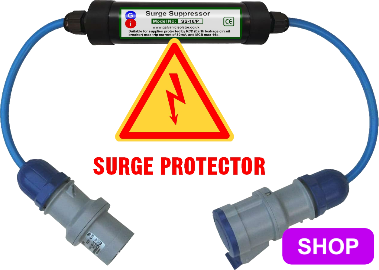 wire in galvanic isolator boat